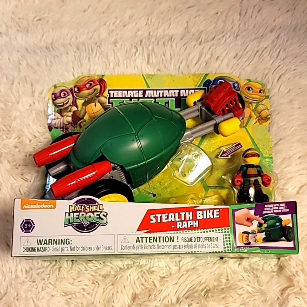 Teenage Mutant Ninja Turtles Brand New Stealth Bike + Raph
